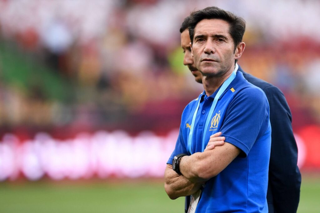 Marcelino, l'entraineur de l'OM en Ligue 1