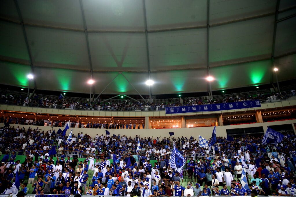 Les tribunes d'un match de Saudi Pro League