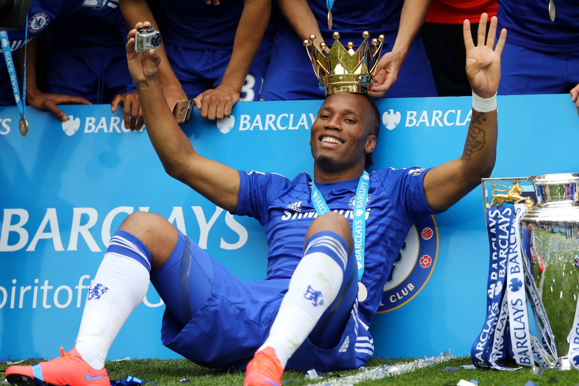 Didier Drogba, attaquant légendaire de Chelsea