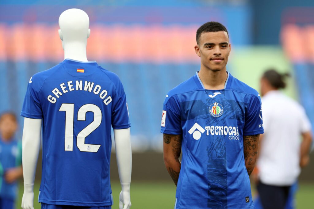 Mason Greenwood heureux à Getafe