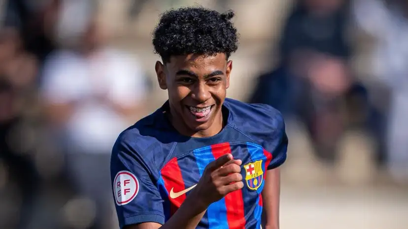 Lamine Yamal, joueur du FC Barcelone