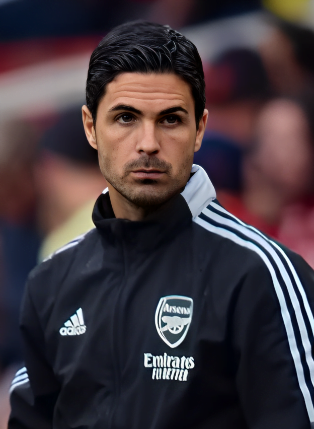 Mikel Arteta le manager d'Arsenal en Premier League