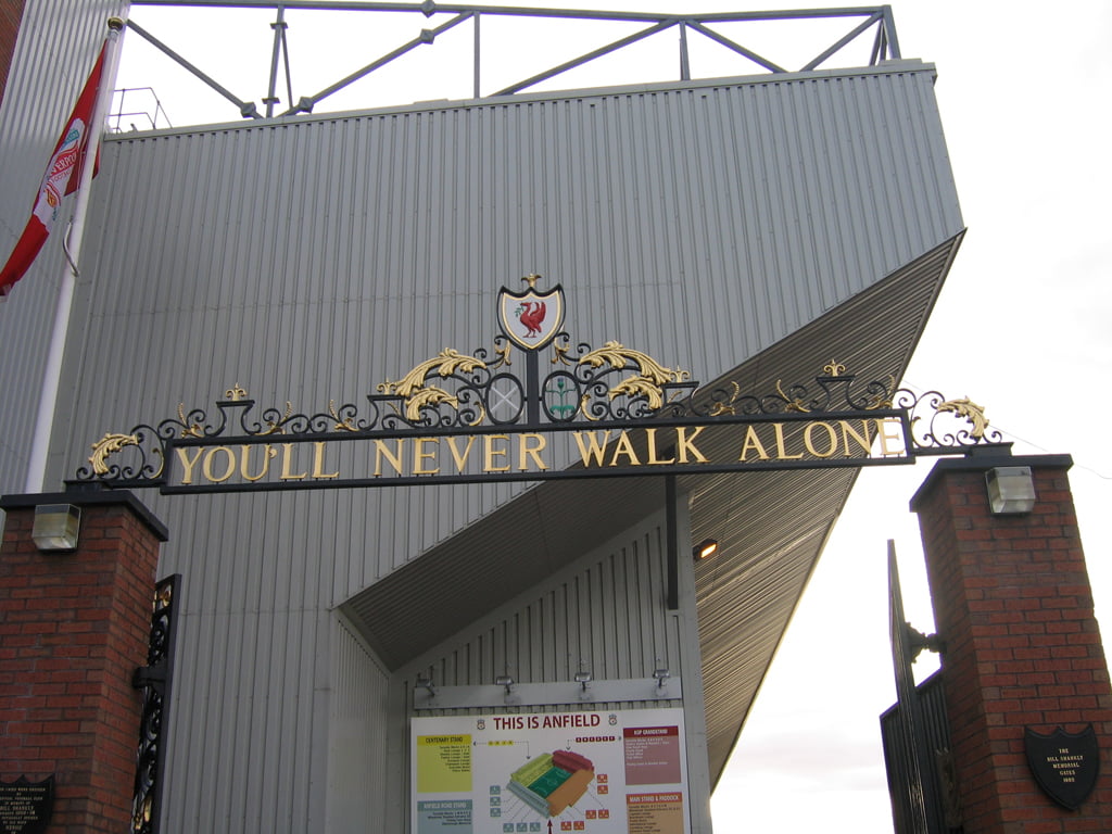 L'entrée d'Anfield