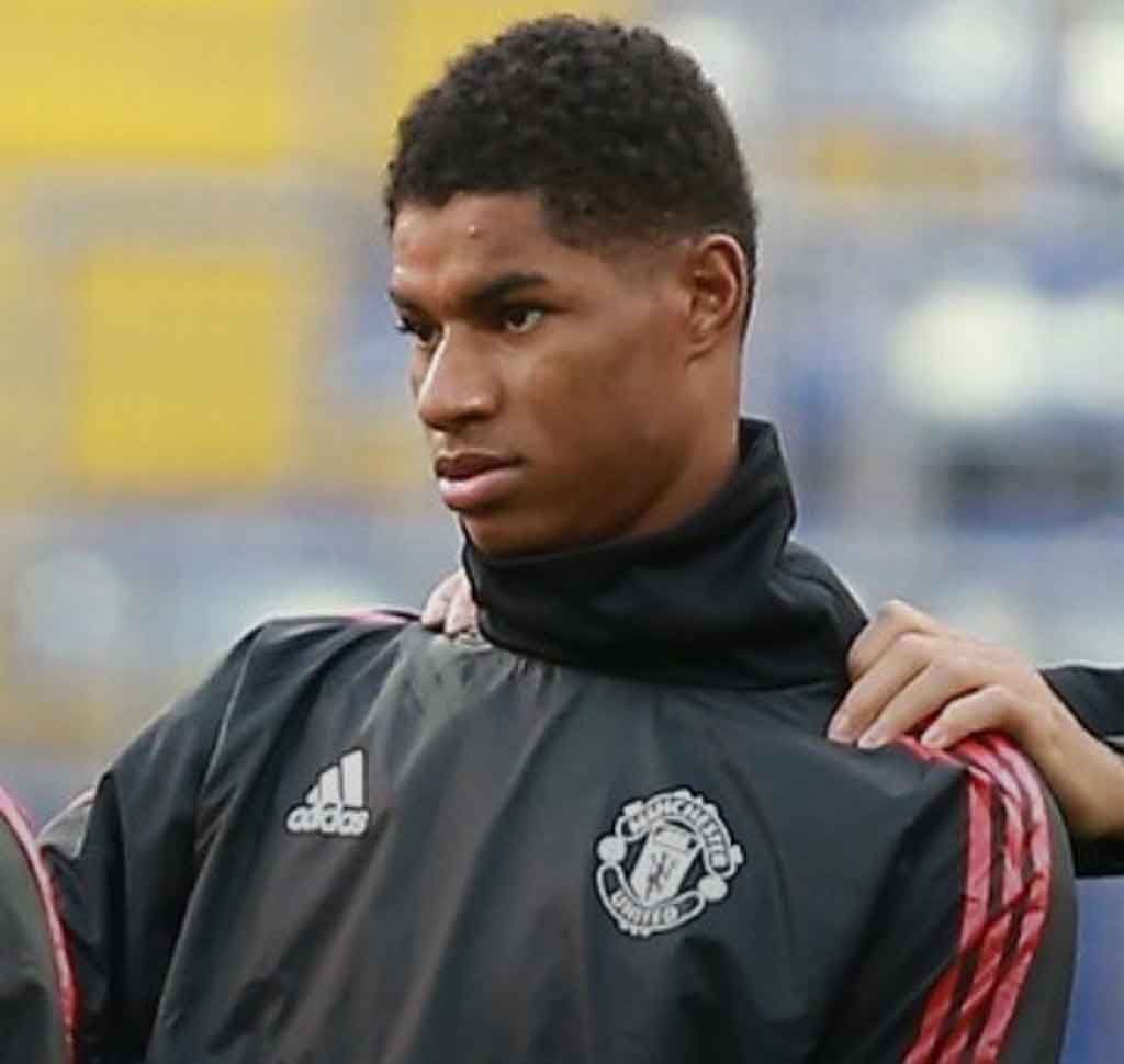 Marcus Rashford, attaquant de Manchester United convoité par le PSG