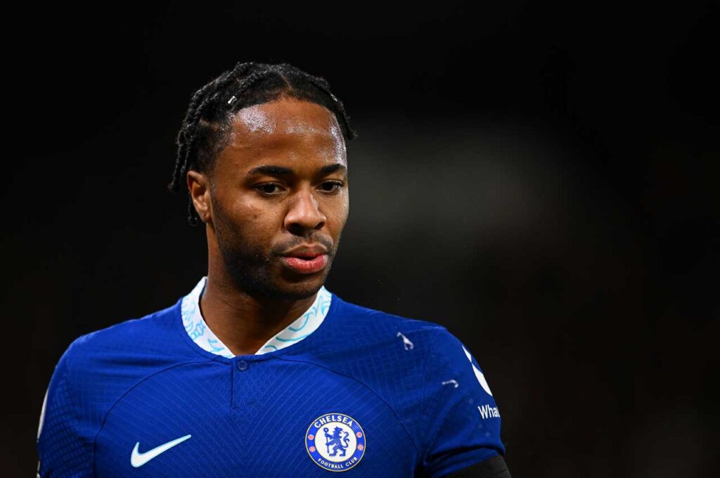 Raheem Sterling, attaquant de Chelseaz