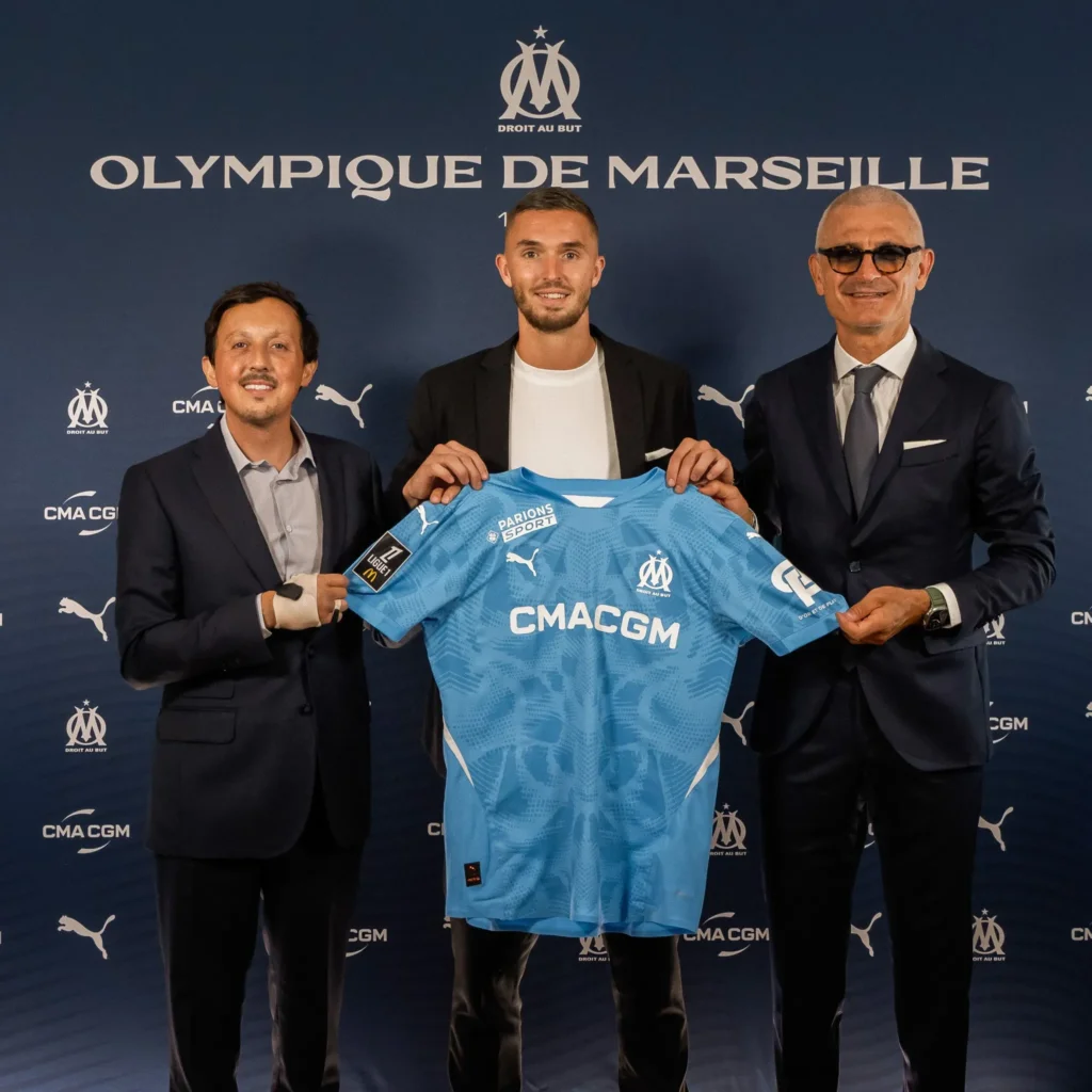 Jeffrey de Lange arrive à l'OM