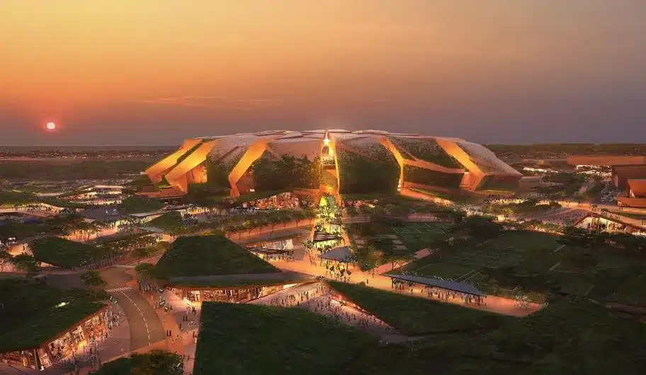 Le futur stade principal de la Coupe du Monde 2034 en Arabie Saoudite